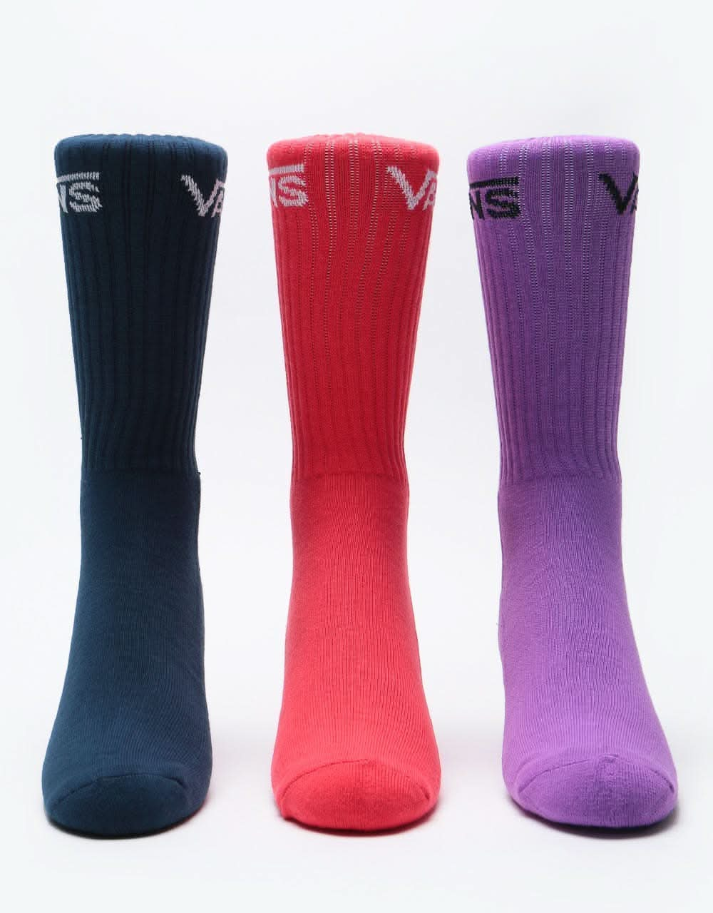 Vans Classic Crew 3 Pack Socks - Dewberry