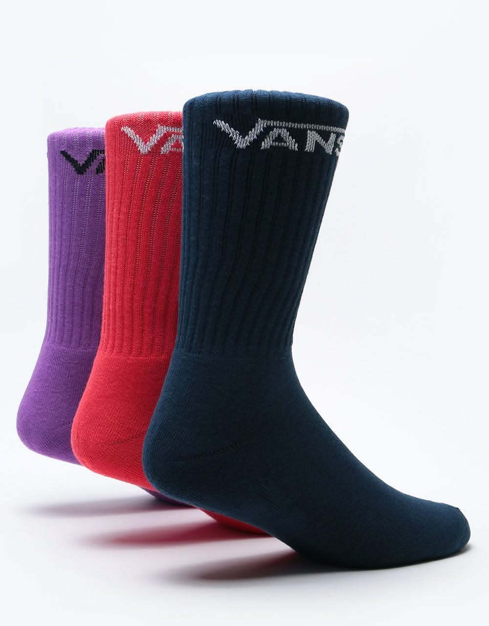 Vans Classic Crew 3 Pack Socks - Dewberry