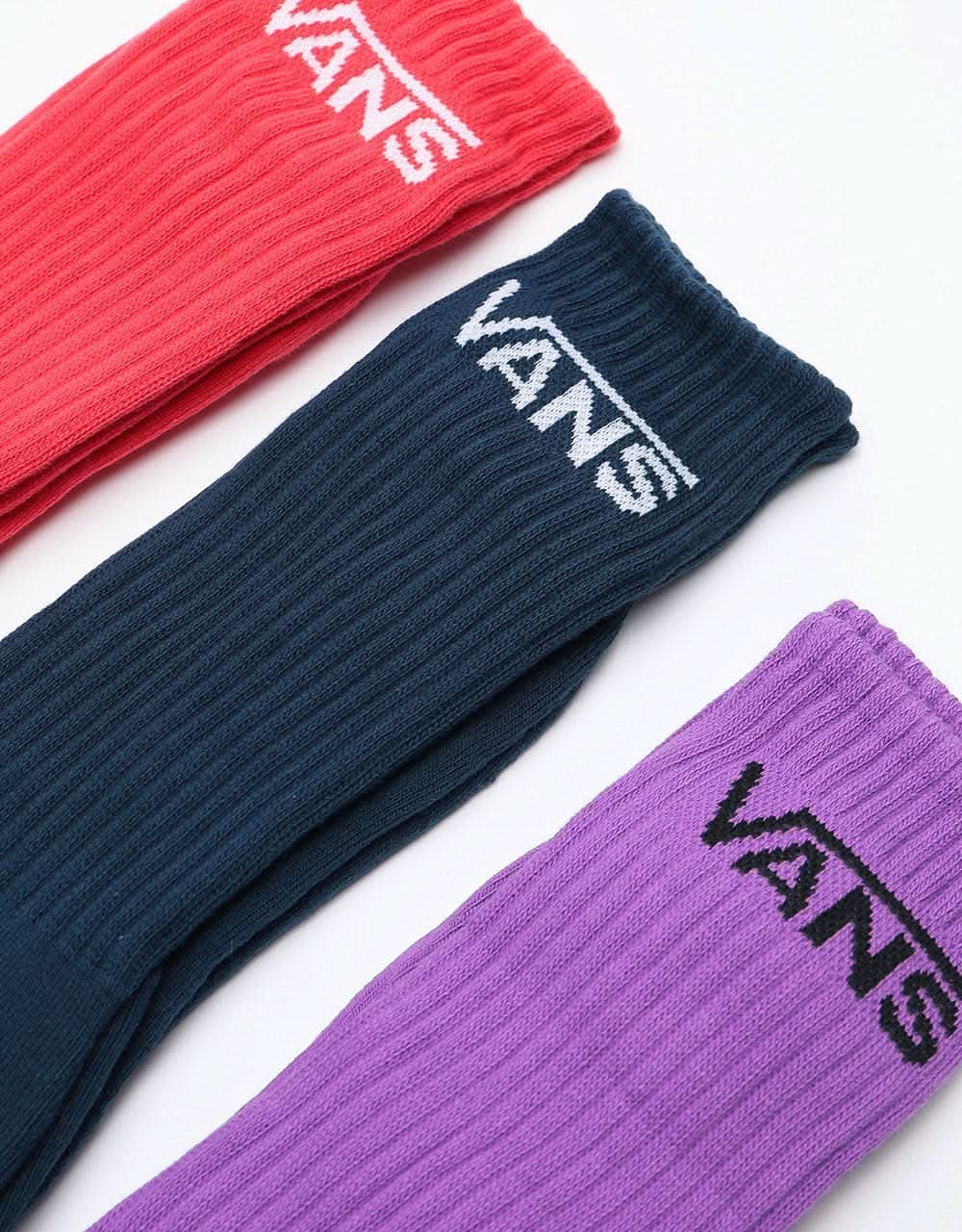 Vans Classic Crew 3 Pack Socks - Dewberry