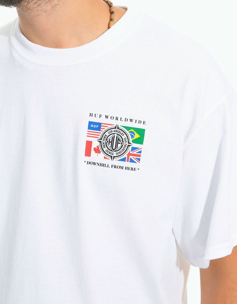 HUF Global Wave T-Shirt - White