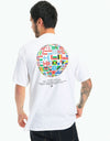 HUF Global Wave T-Shirt - White