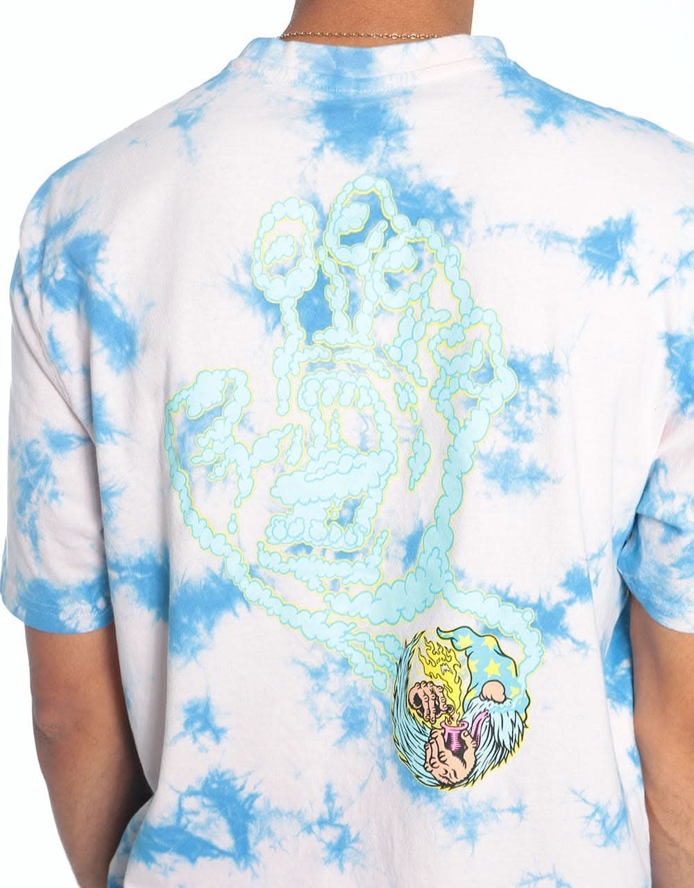 Santa Cruz Smoke Signal T-Shirt - Pink/Blue Cloud Wash