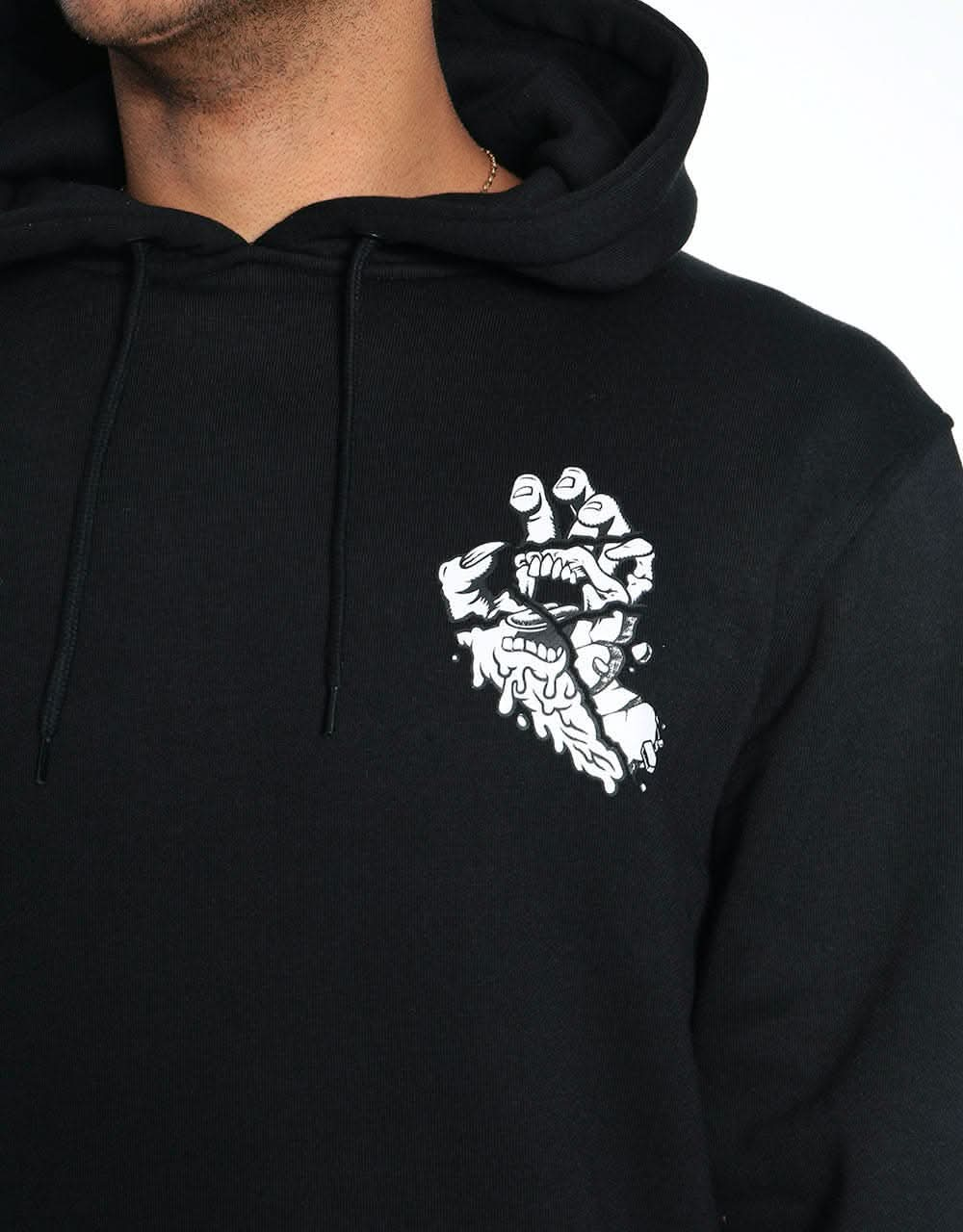 Santa Cruz Universal Hand Pullover Hoodie - Black