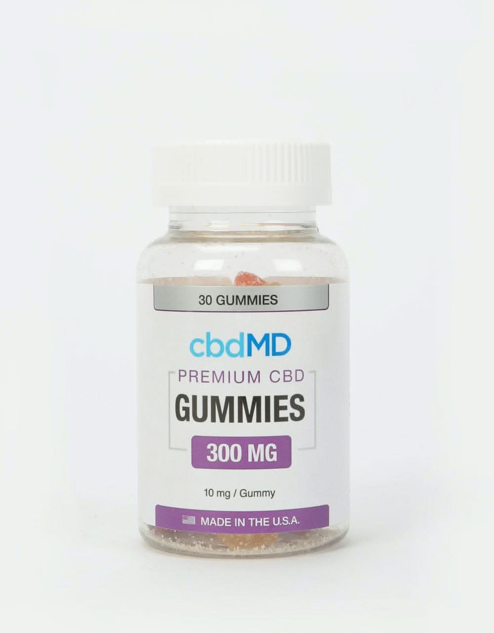 cbdMD Premium Gummies (30 Gummies-10mg/300mg)