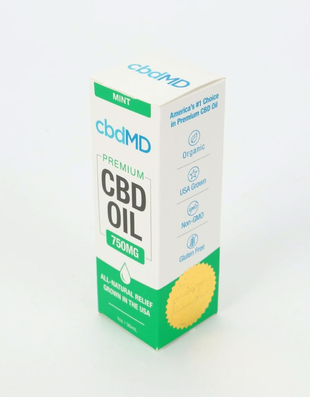 cbdMD Premium Mint CBD Oil (30ml/750mg)