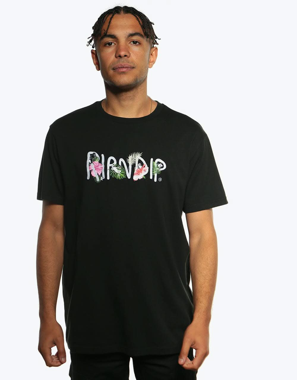 RIPNDIP Maui Nerm Embroidered T-Shirt - Black