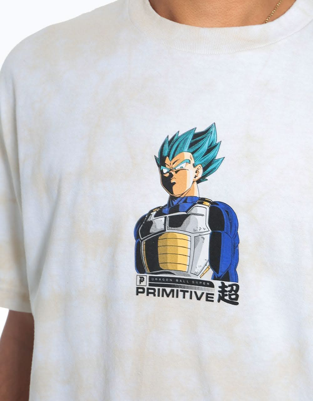 Primitive x Dragon Ball Super Shadow Vegeta Washed II T-Shirt - Sand