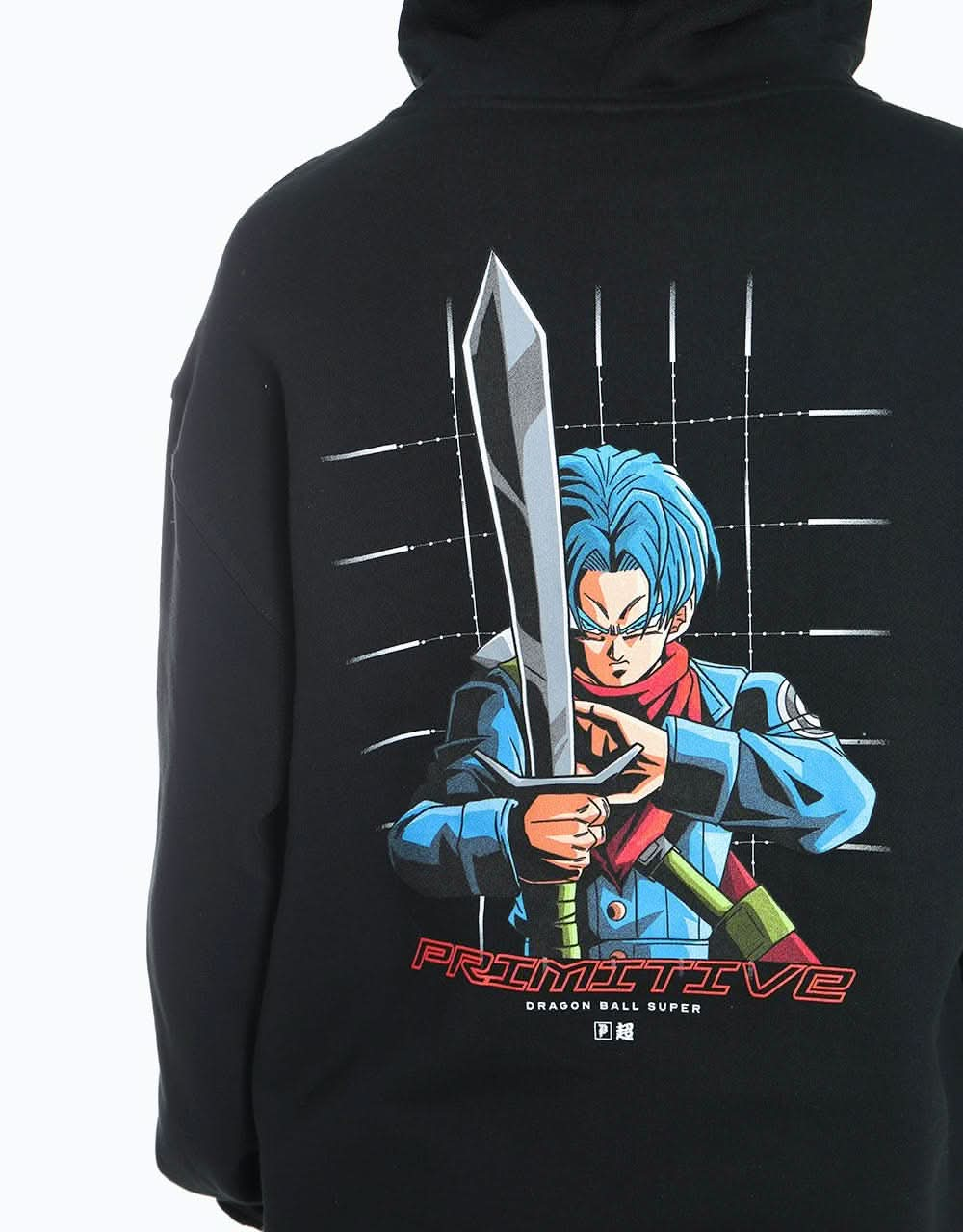 Primitive x Dragon Ball Super Shadow Trunks Pullover Hoodie - Black