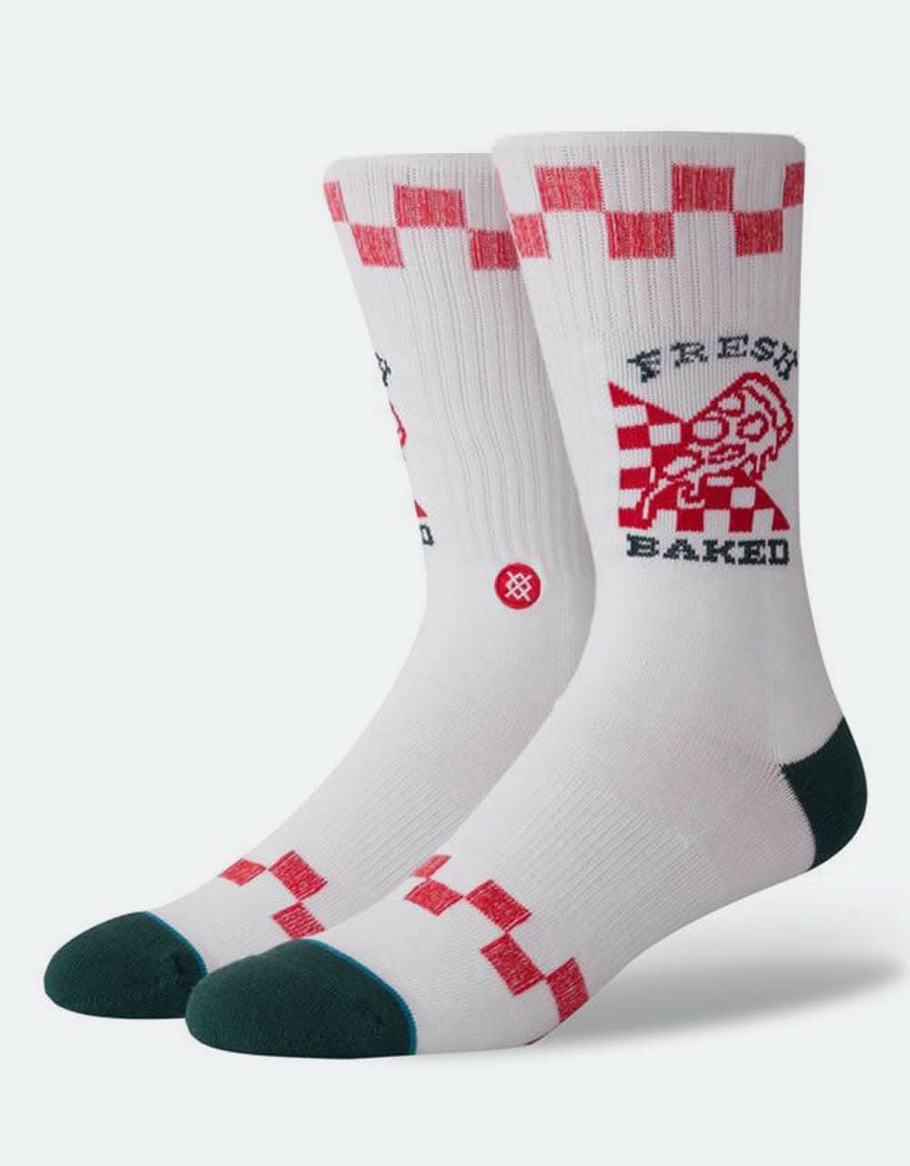 Stance Fresh Baked Classic Crew Socks - White