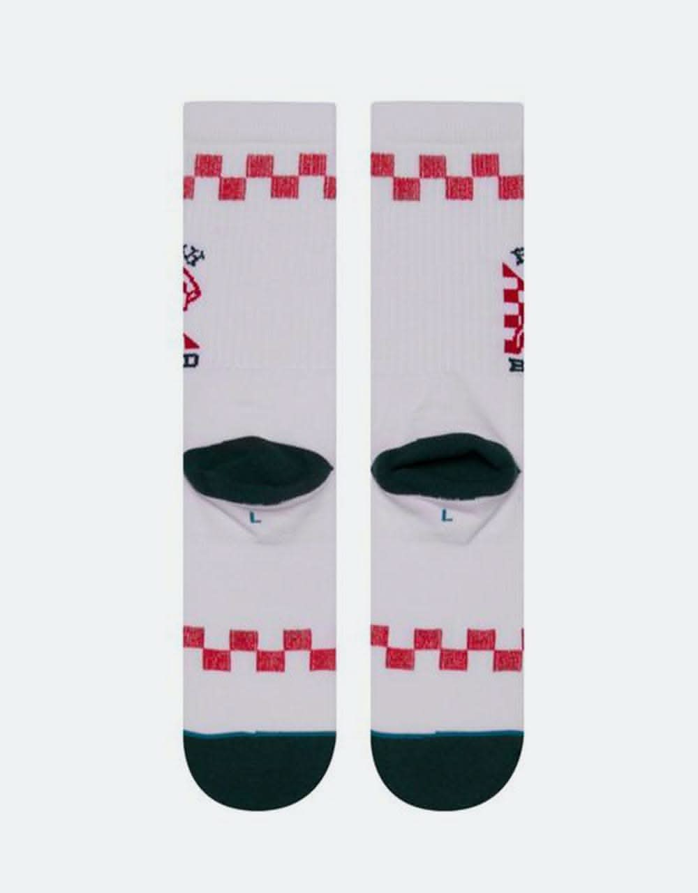 Stance Fresh Baked Classic Crew Socks - White