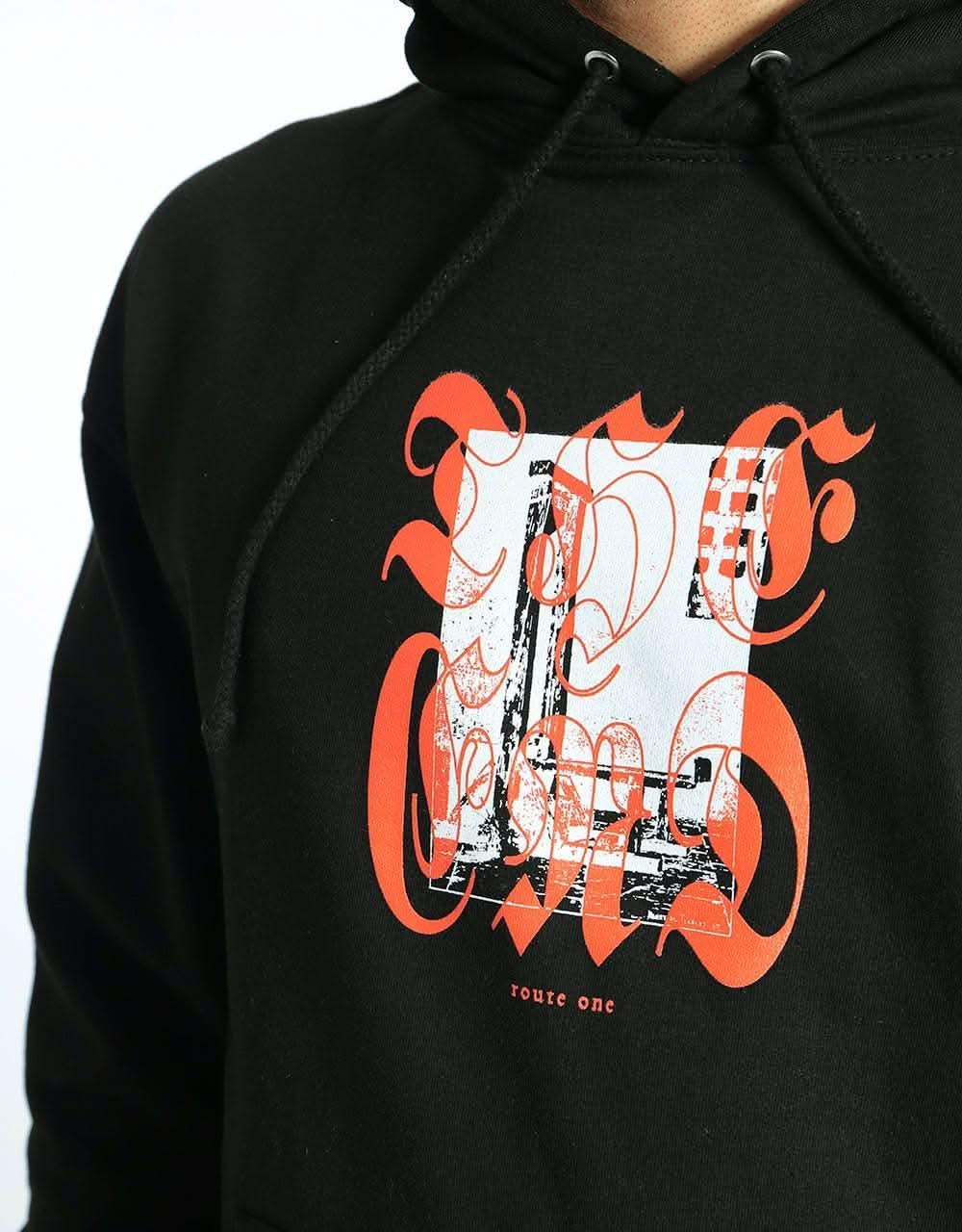 Route One The End Pullover Hoodie - Black