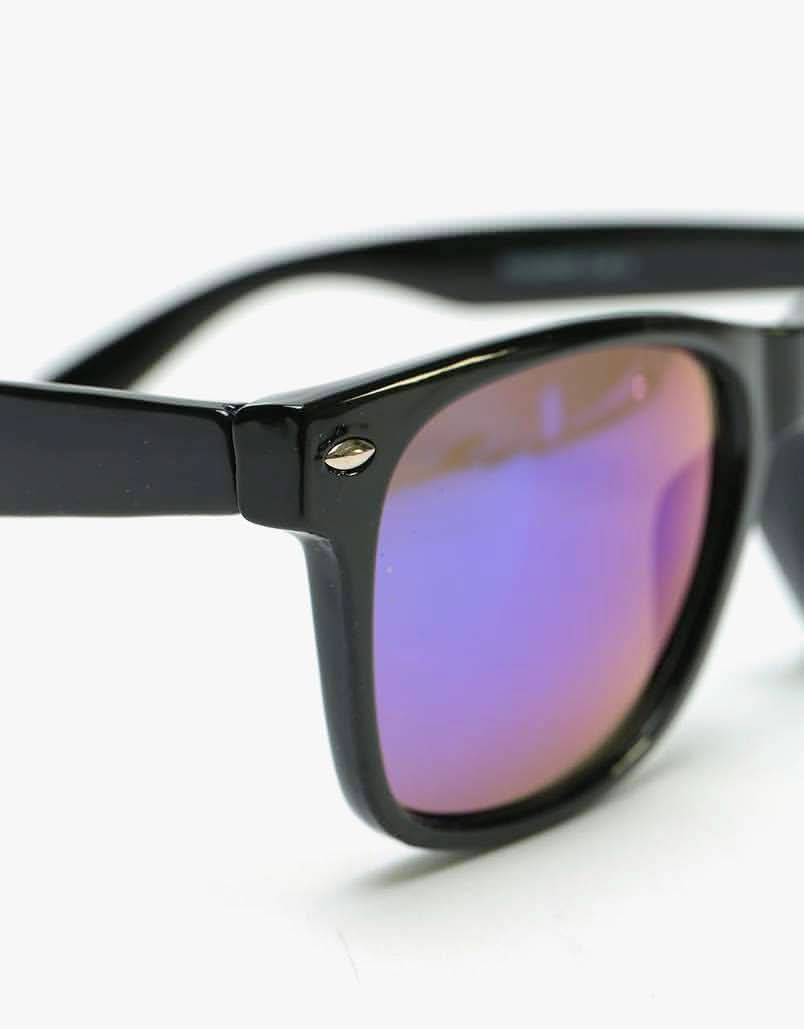 Route One Wayfarer Sunglasses - Black (Coloured Lens)