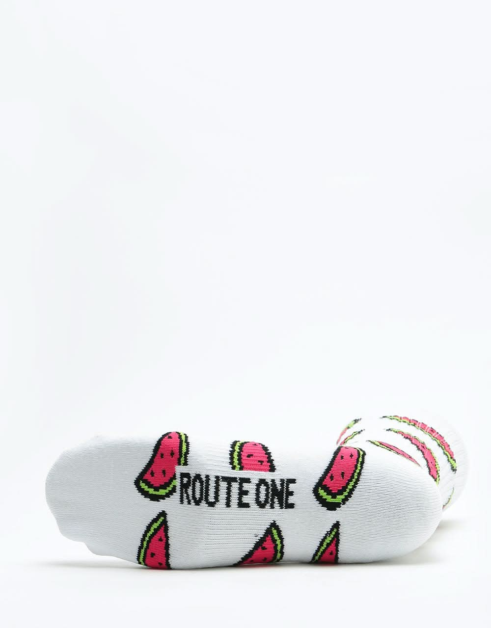 Route One Watermelon Socks - White