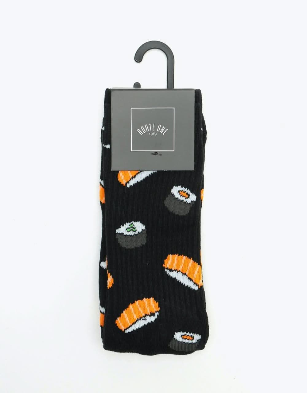 Route One Sushi Socks - Black