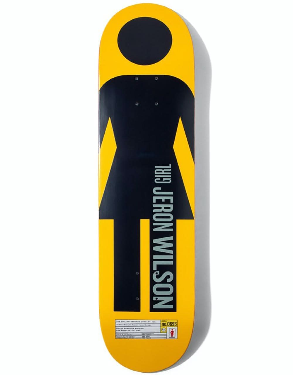 Girl Wilson Grid OG Skateboard Deck - 8.125"