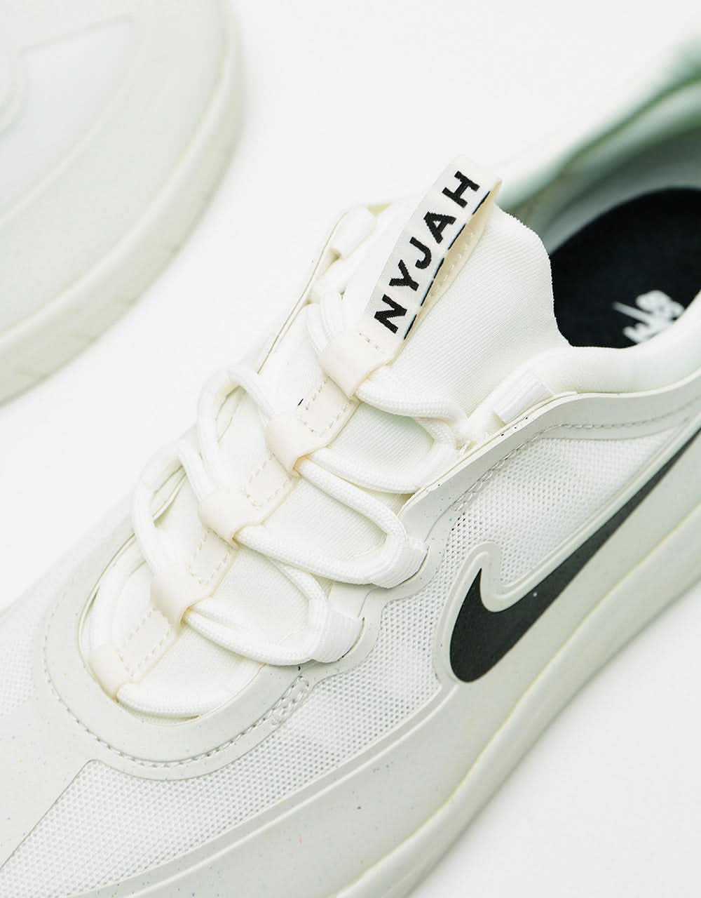 Nike SB Nyjah Free 2.0 Skate Shoes - Summit White/Black-Summit White