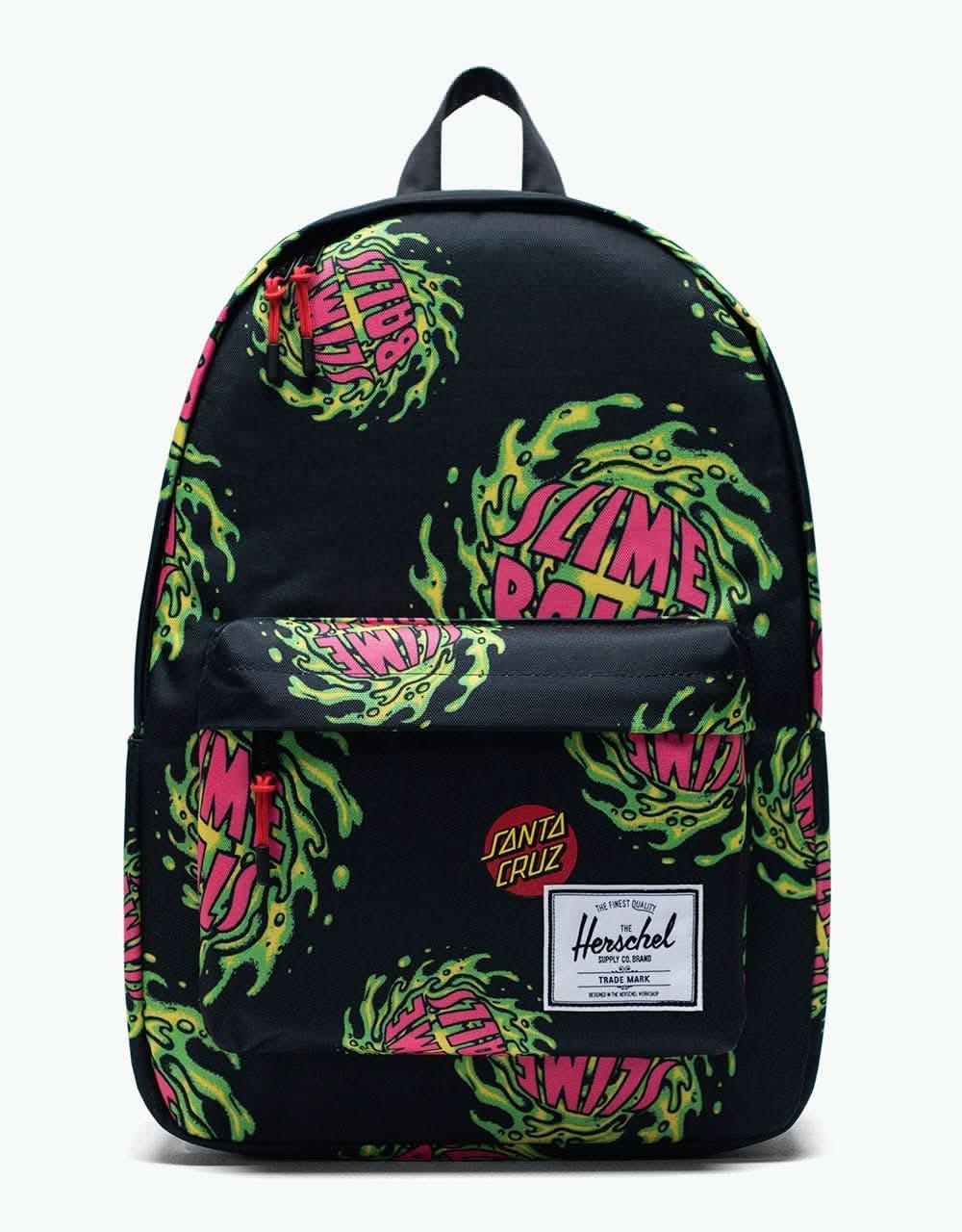 Herschel Supply Co. x Santa Cruz Classic X-Large Backpack - Slimeball/Hot Pink/Blac