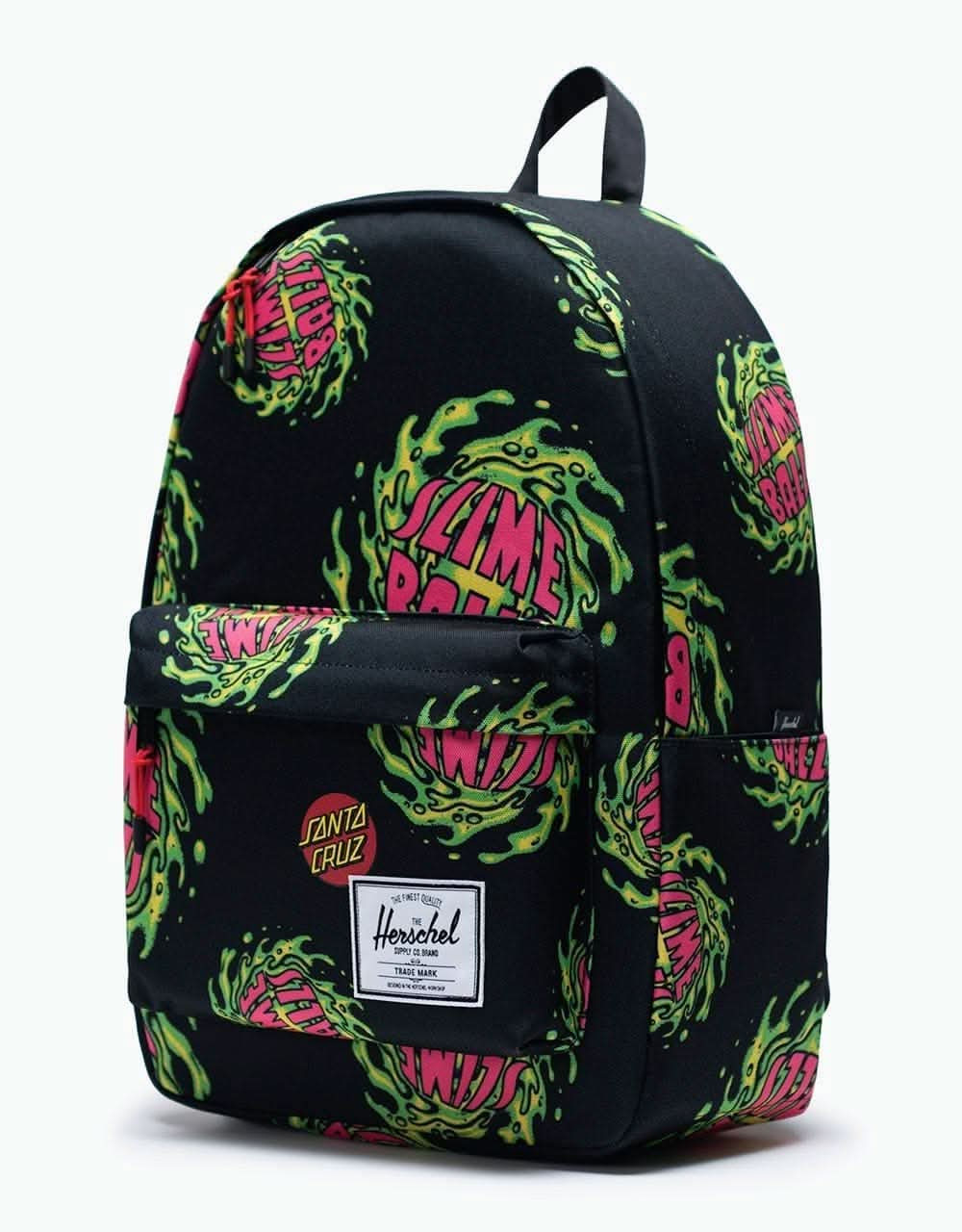 Herschel Supply Co. x Santa Cruz Classic X-Large Backpack - Slimeball/Hot Pink/Blac