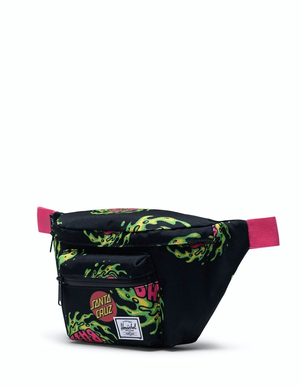 Herschel Supply Co. x Santa Cruz Seventeen Cross Body Bag - Slimeball/Hot Pink/Blac