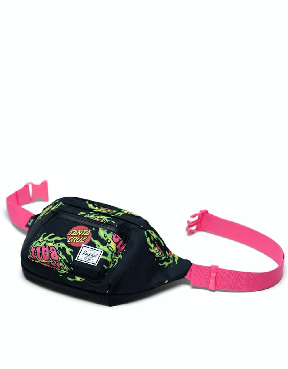 Herschel Supply Co. x Santa Cruz Seventeen Cross Body Bag - Slimeball/Hot Pink/Blac