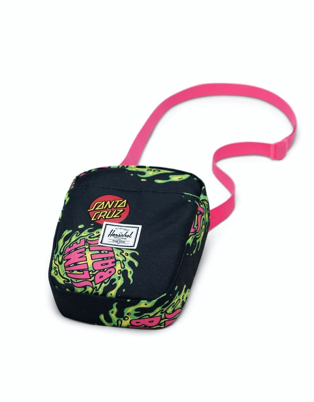 Herschel Supply Co. x Santa Cruz Cruz Cross Body Bag - Slimeball/Hot Pink/Black