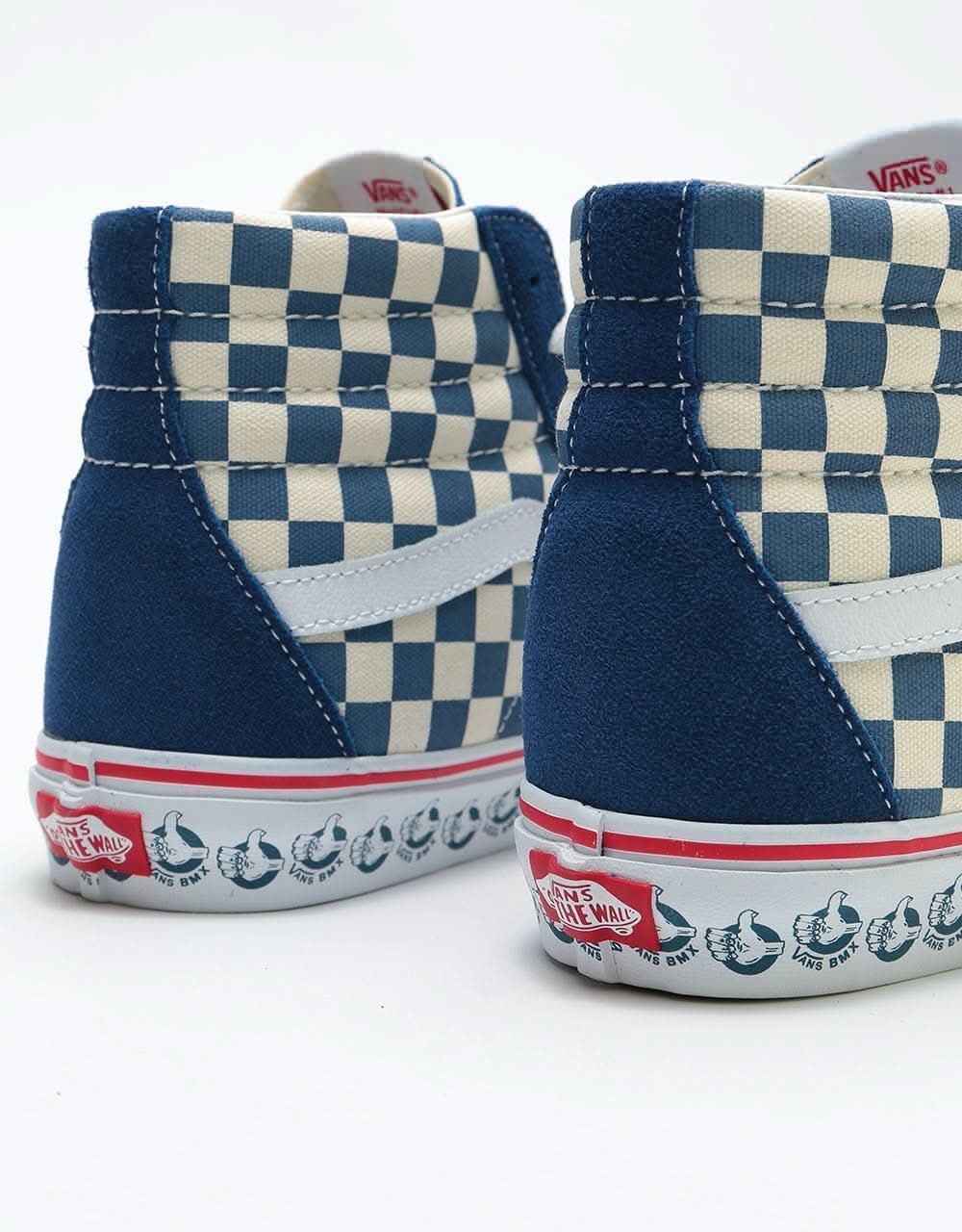 Vans Sk8-Hi Reissue Skate Shoes - (Vans BMX) True Navy/White