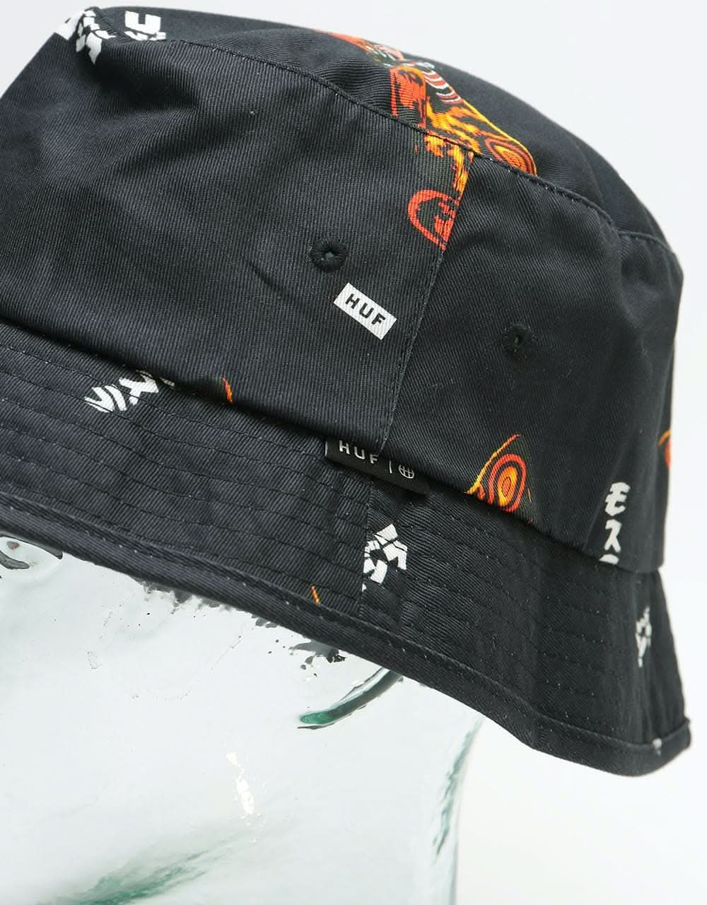 HUF Vs Godzilla Mothra Bucket Hat - Black