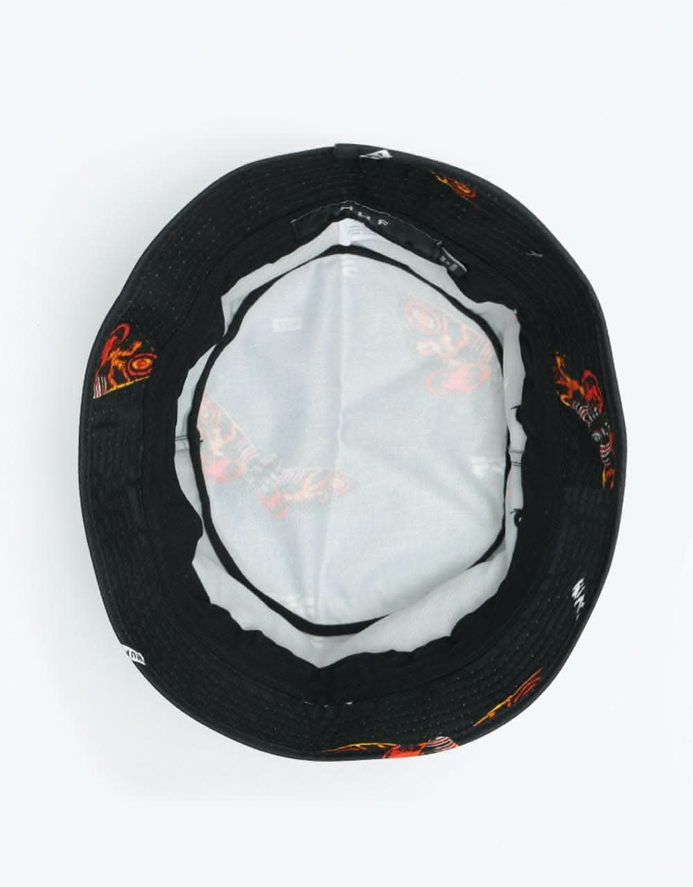 HUF Vs Godzilla Mothra Bucket Hat - Black