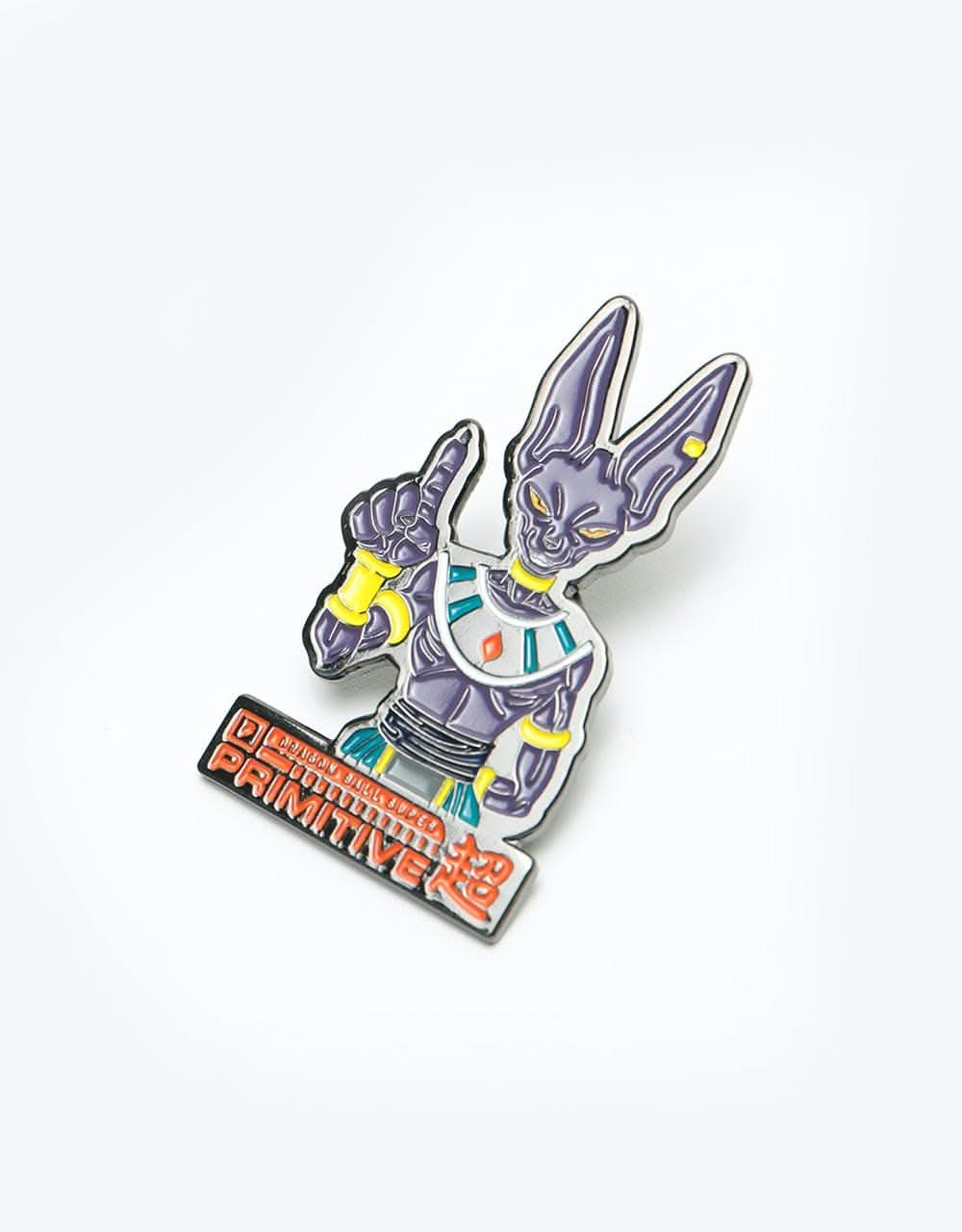 Primitive x Dragon Ball Super Beerus Classic Pin - Purple