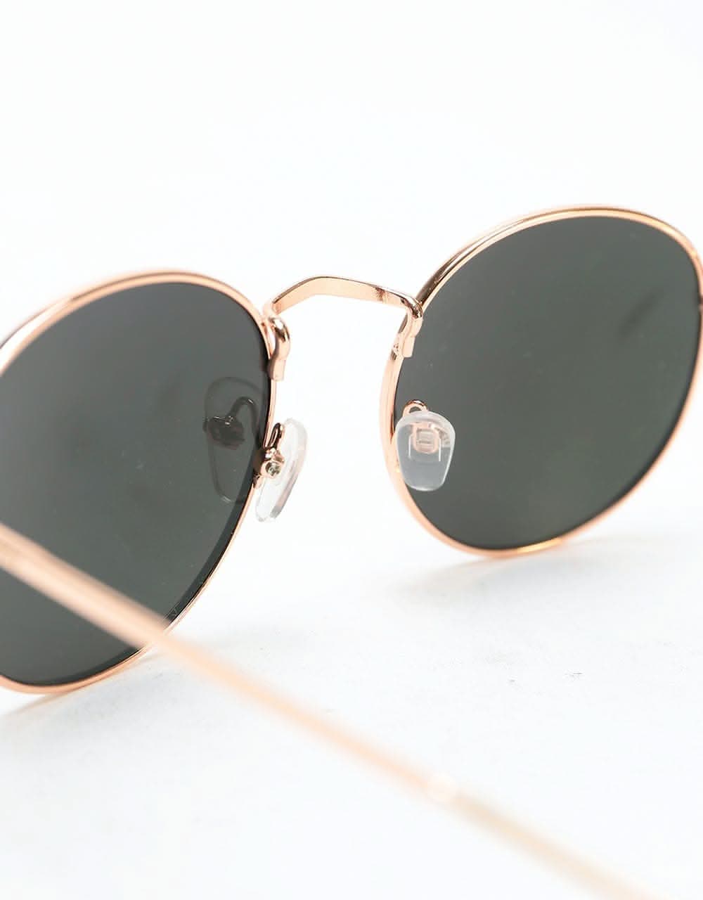 Glassy Sunhater Ridley Sunglasses - Rose Gold/Pink Mirror