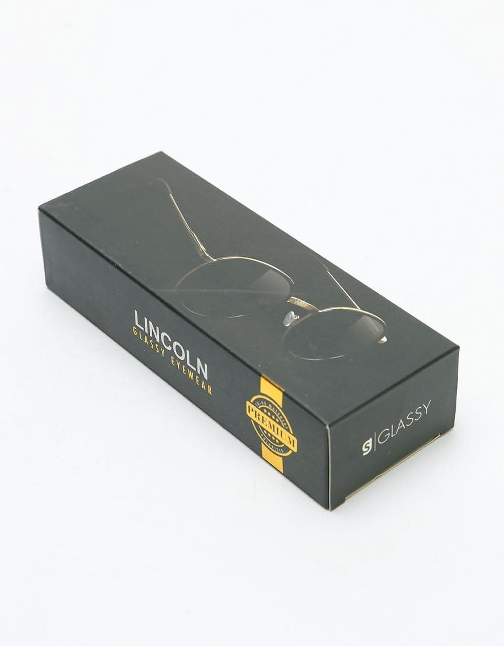 Glassy Sunhater Lincoln Premium Polarized Sunglasses - Black/Gold