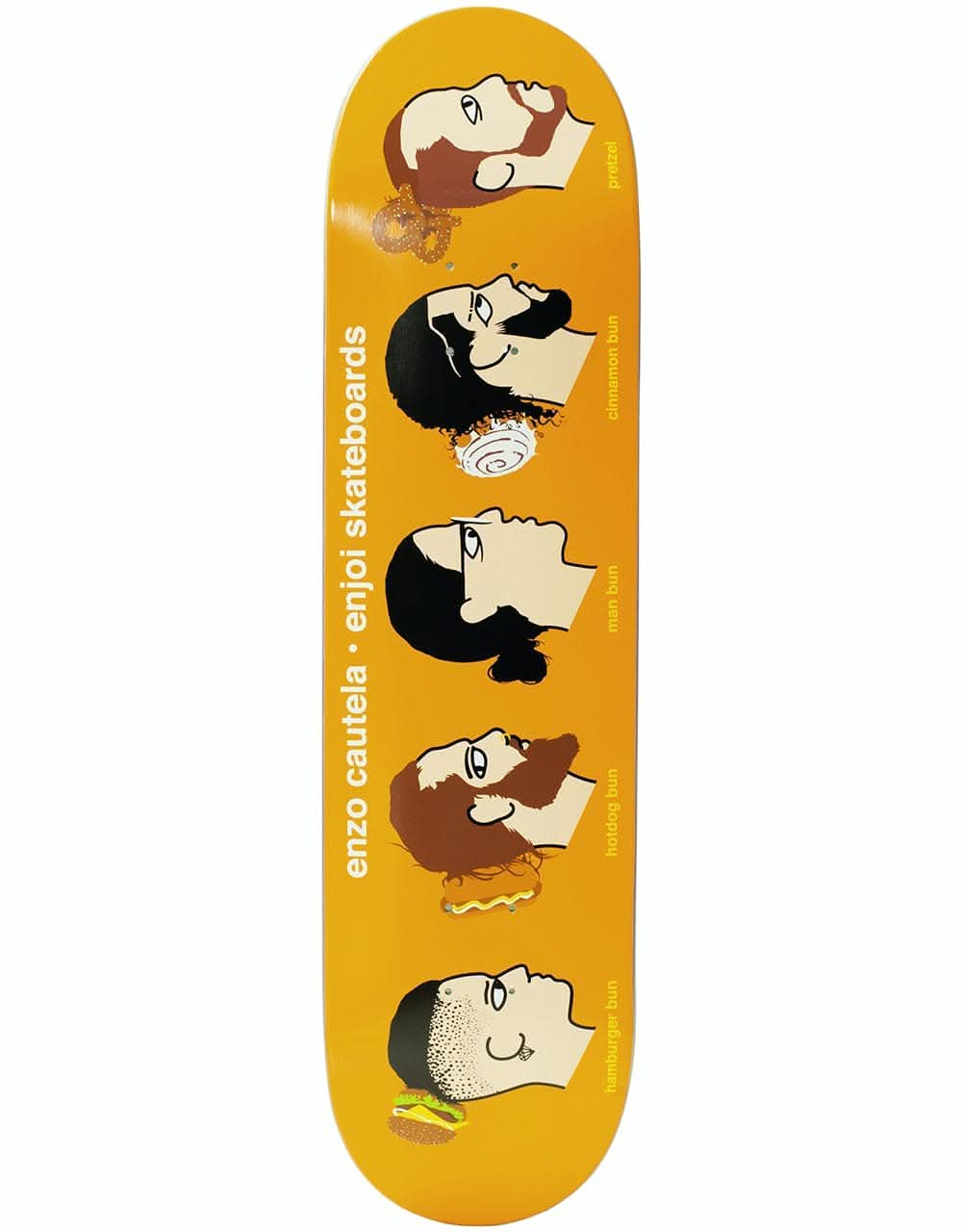 Enjoi Enzo Man Bun R7 Skateboard Deck - 8"