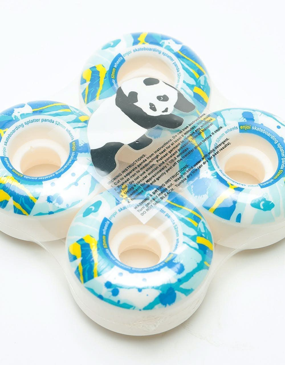 Enjoi Splatter Panda 99a Skateboard Wheel - 52mm