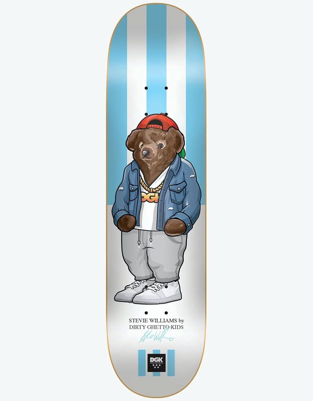 DGK Williams Dirty Ghetto Bears Skateboard Deck - 7.75"