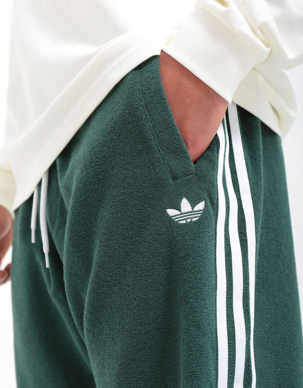 adidas Bouclette Pant - Mineral Green/White