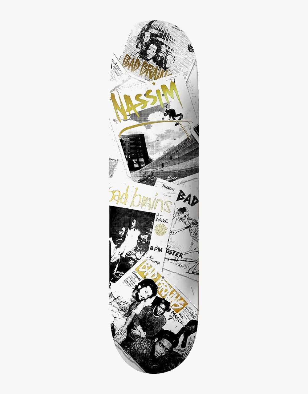 Element x Bad Brains Nassim Flyers Skateboard Deck - 8.5"