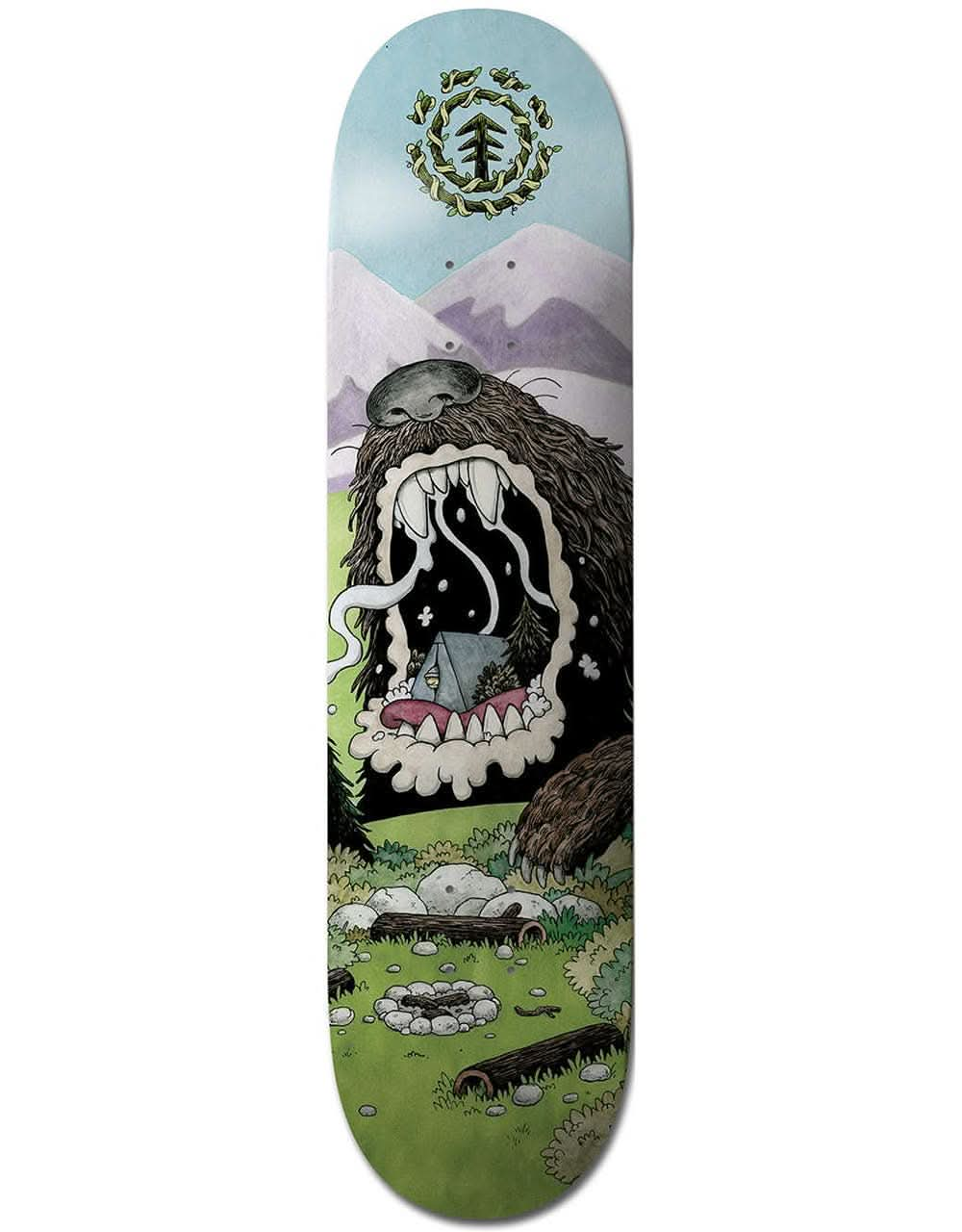 Element Nature Wins Bear Skateboard Deck - 8.25"