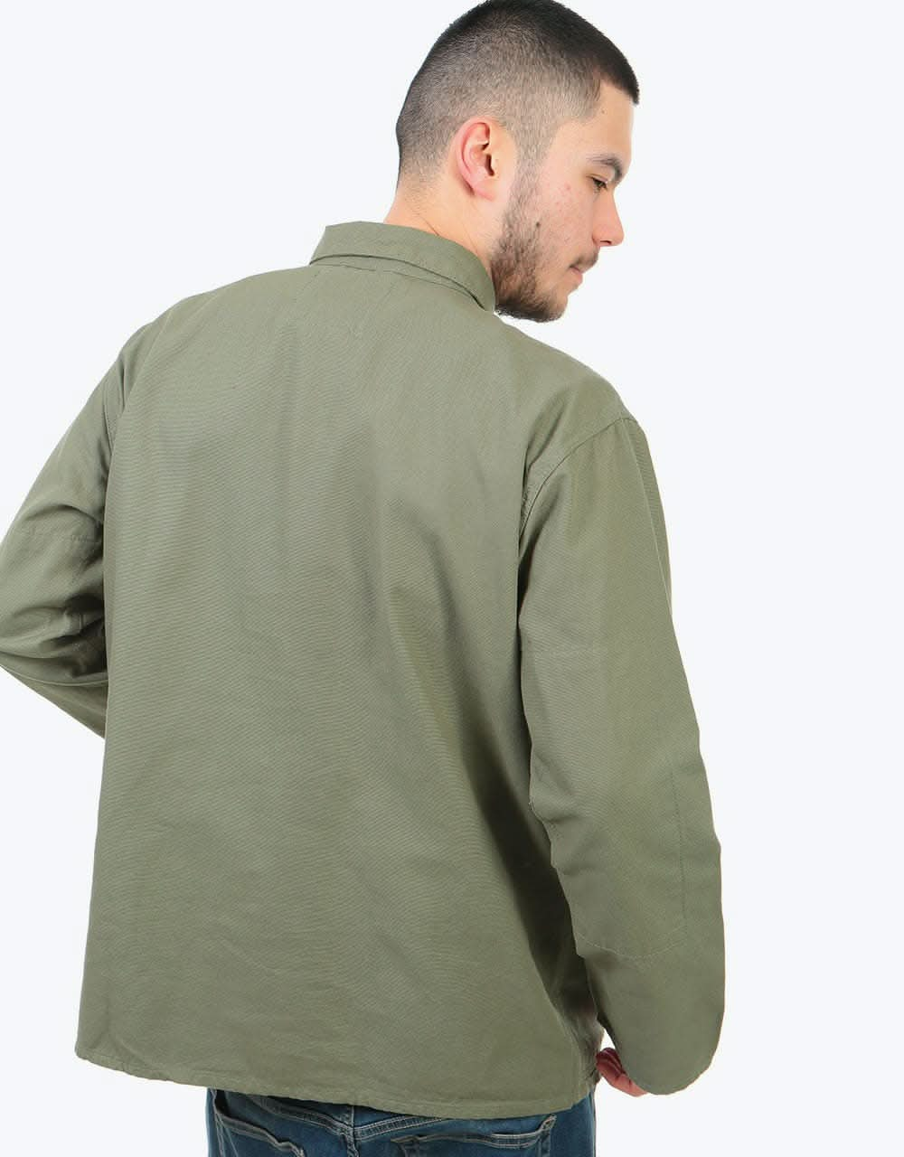 Uskees Lot #3001 L/S Overshirt - Army Green