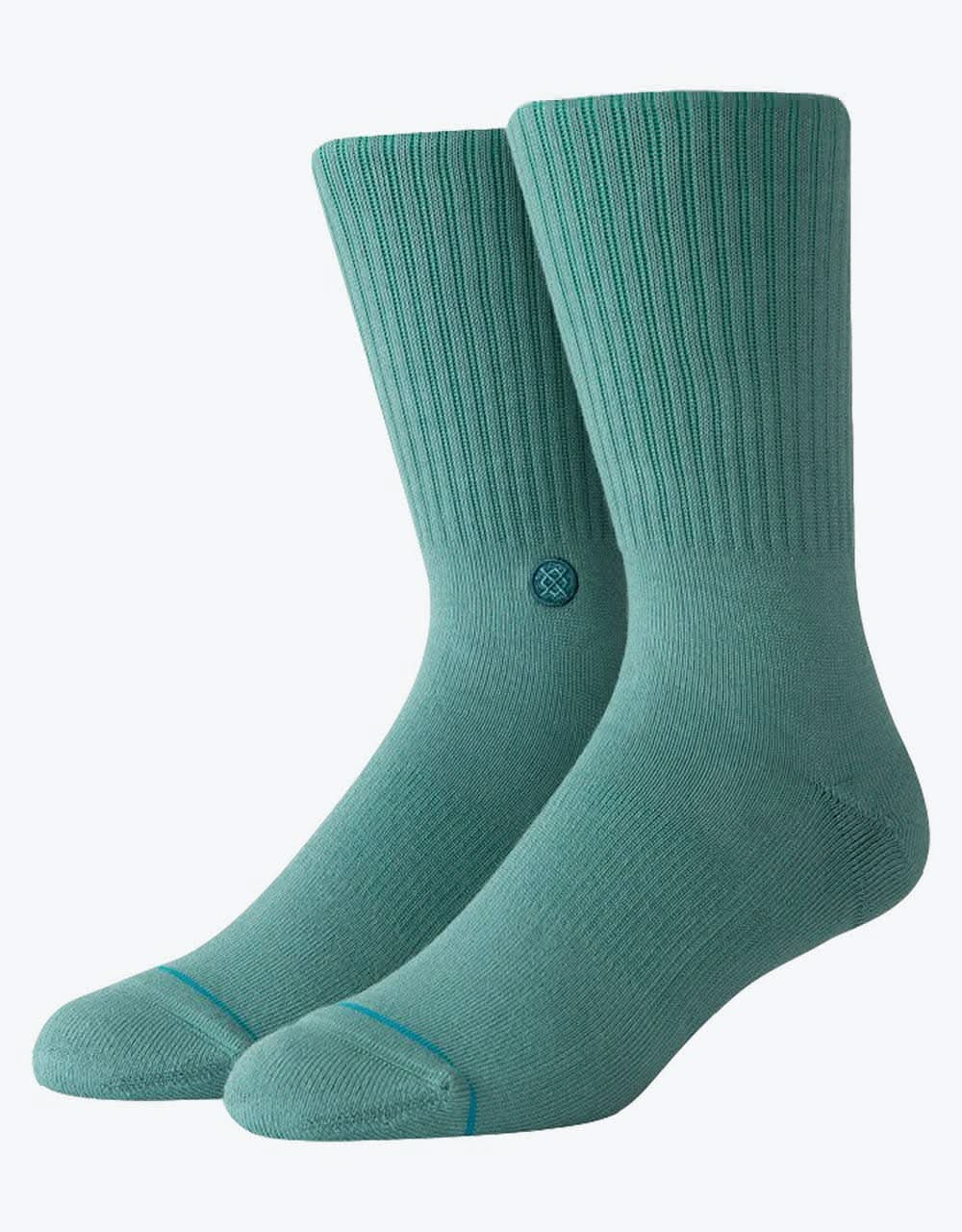 Stance Icon Classic Crew Crew Socks - Sea Green