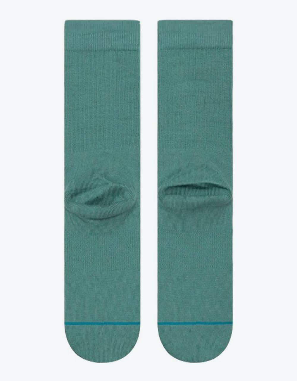 Stance Icon Classic Crew Crew Socks - Sea Green