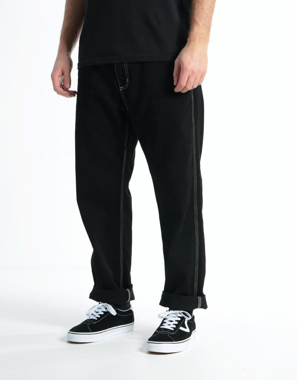 Carhartt WIP Penrod Pant - Black (Rinsed)