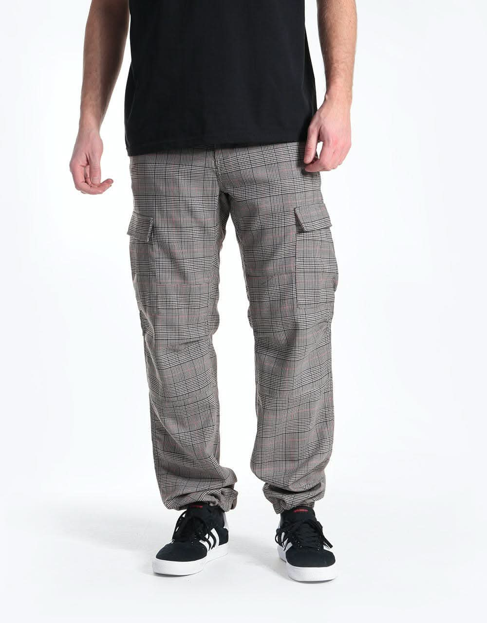 Carhartt WIP Aviation Pant - Glencheck Black (Rigid)