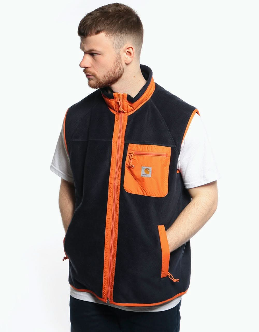 Carhartt WIP Prentis Vest Liner  - Dark Navy/Clockwork