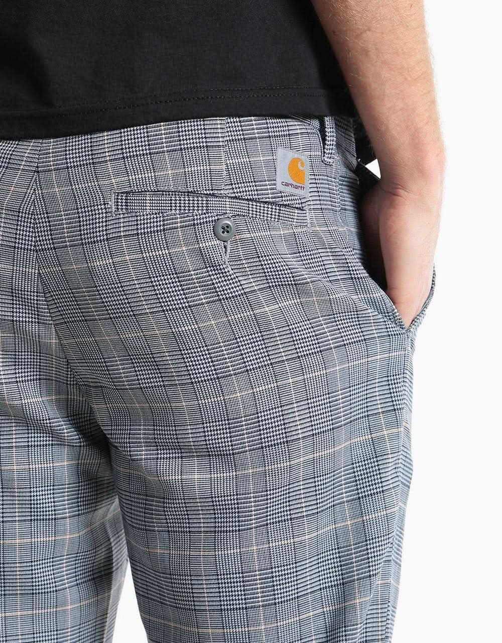 Carhartt WIP Johnson Pant - Glencheck Dark Navy (Rigid)