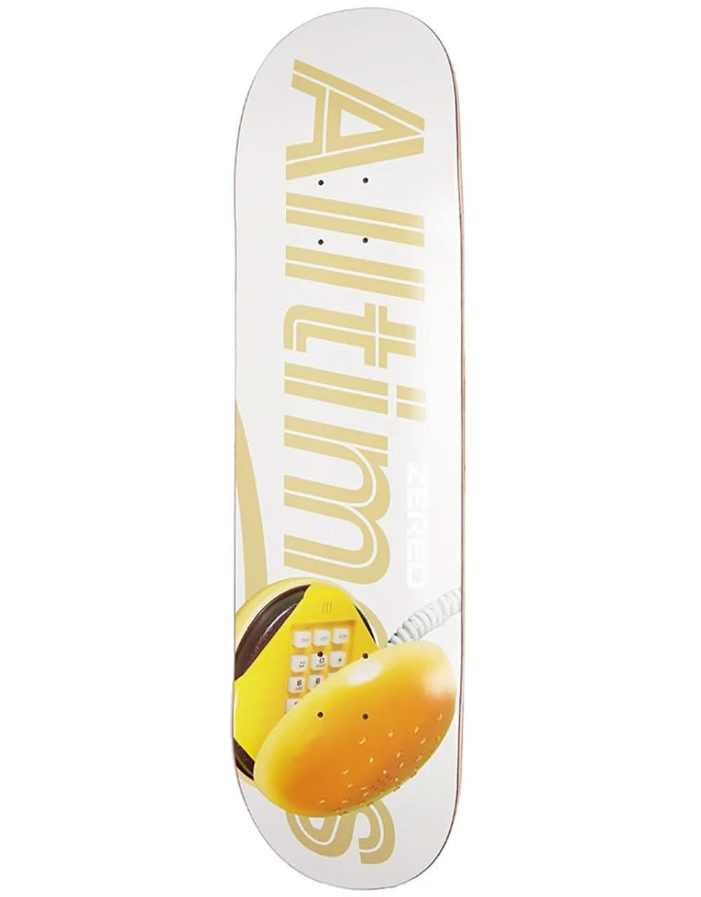 Alltimers Zered Burger Call Skateboard Deck - 8.3"