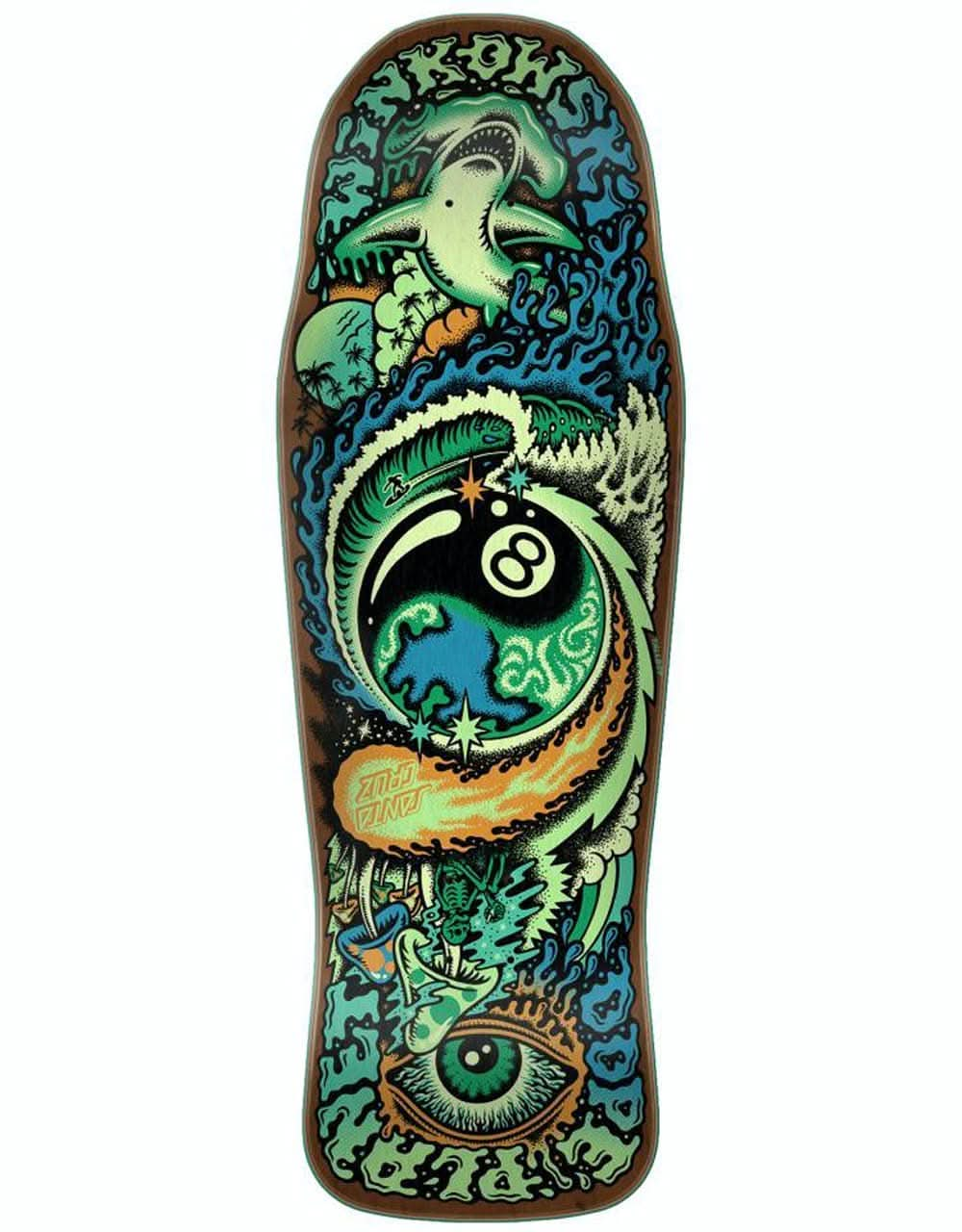 Santa Cruz Winkowski Dope Planet VX Skateboard Deck - 10.34"