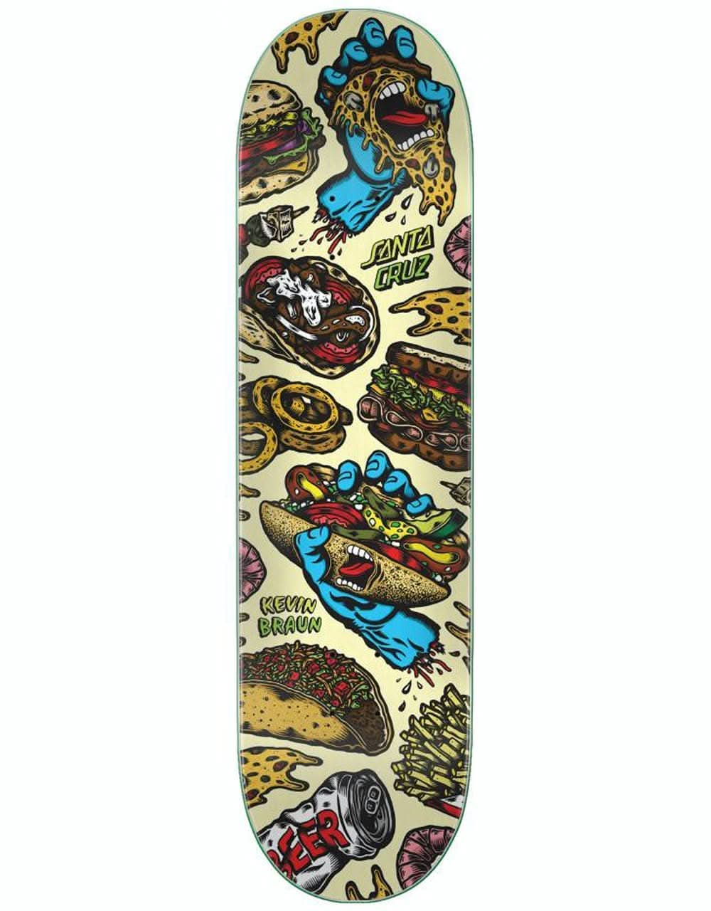 Santa Cruz Braun Snacks Everslick Skateboard Deck - 8.25"