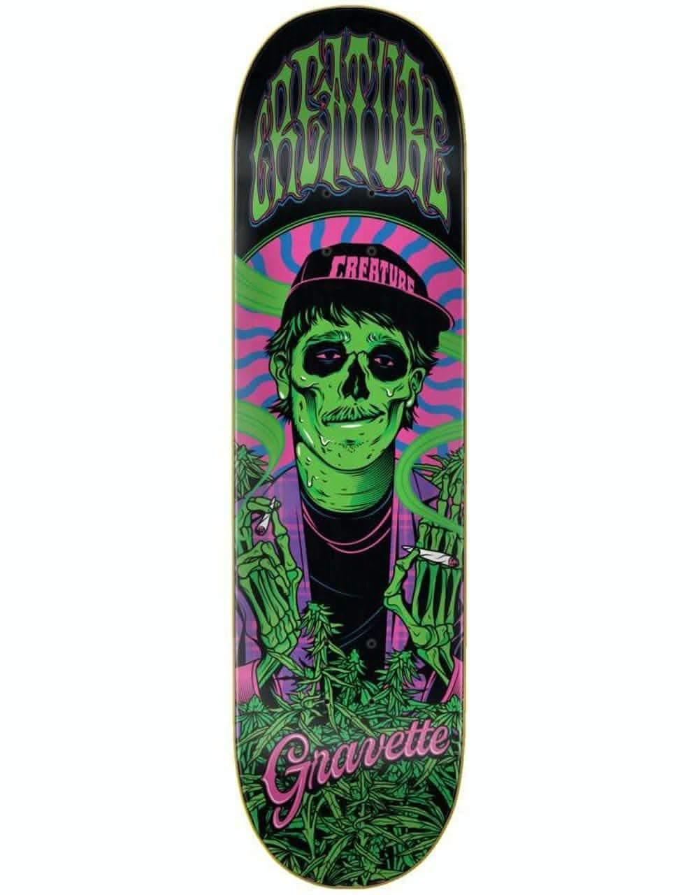 Creature Gravette Smokers Club Skateboard Deck - 8.3"