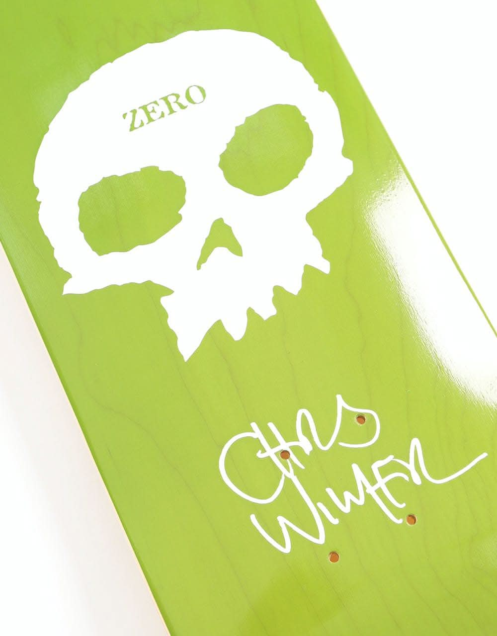 Zero Wimer Single Skull Skateboard Deck - 8.375"