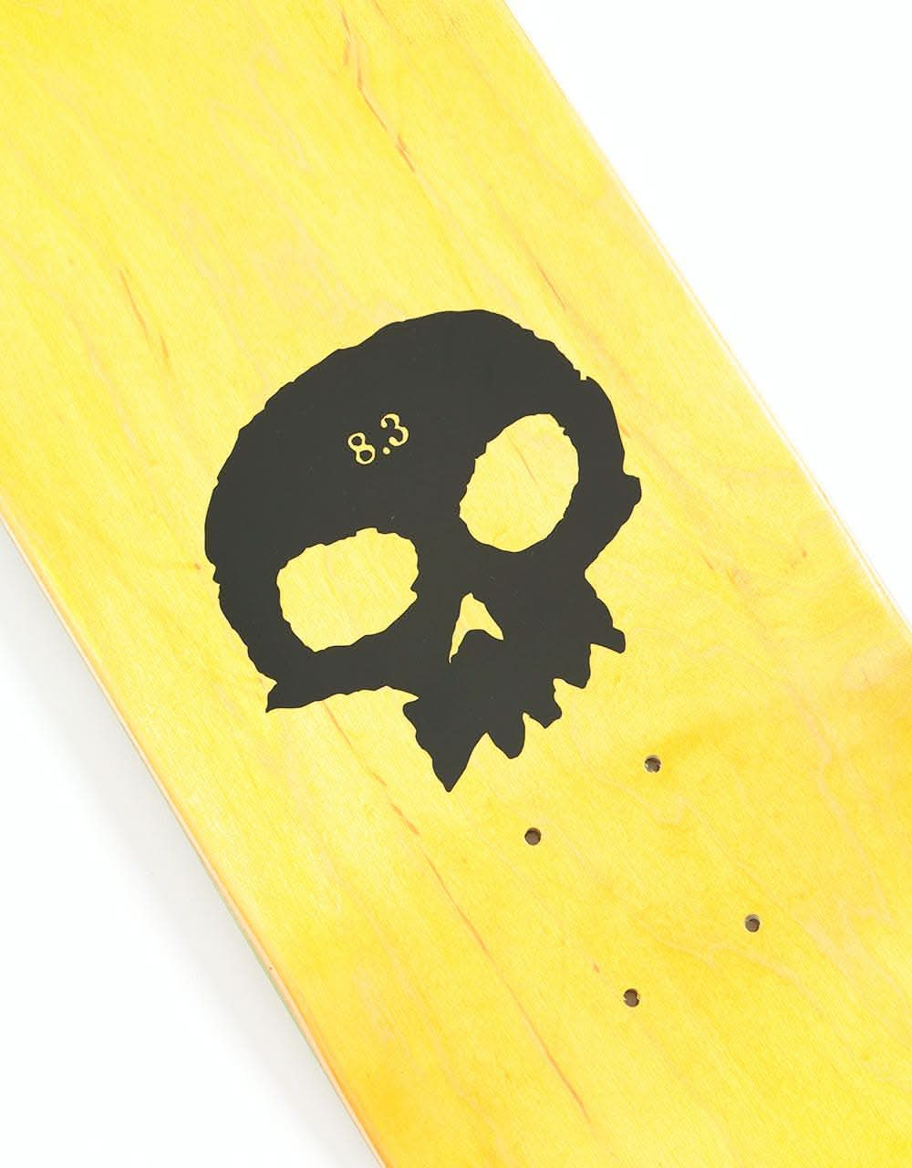 Zero Wimer Single Skull Skateboard Deck - 8.375"